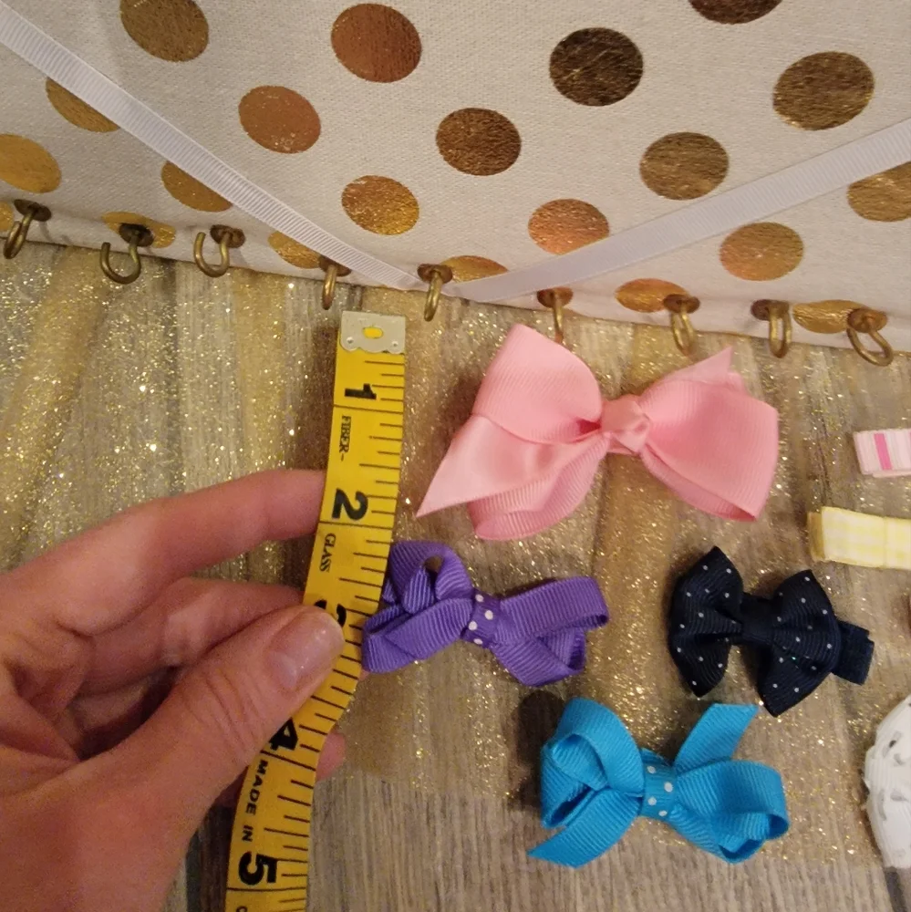 Little Girls Bandana, Hair Bows And Hair Clips